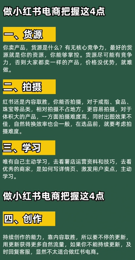 小红书电商掌握四点要素-全旗论坛