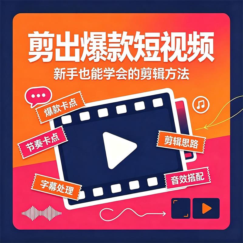 剪映短视频剪辑教程可远程可线下教学-全旗电商